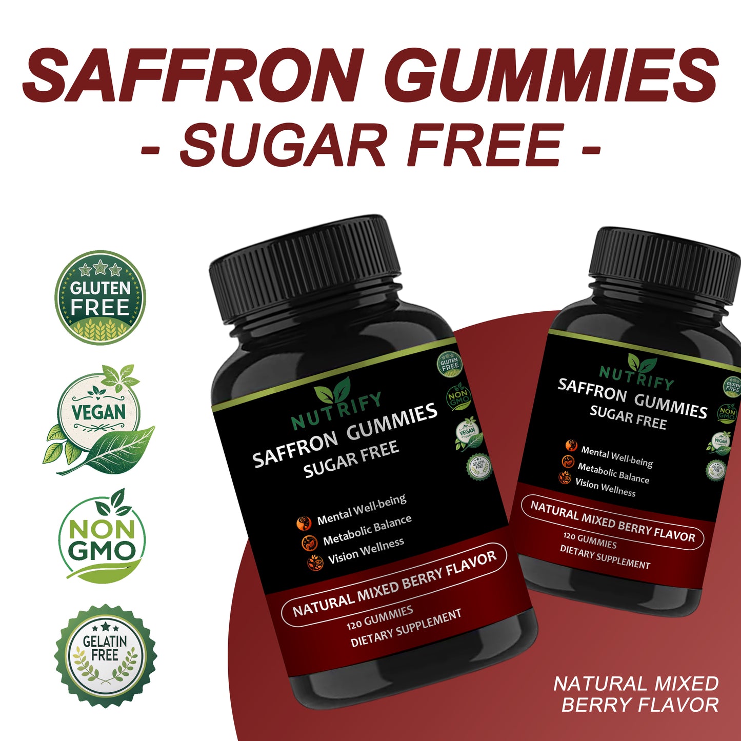 Saffron Gummies – Natural Mood Support and Stress Relief