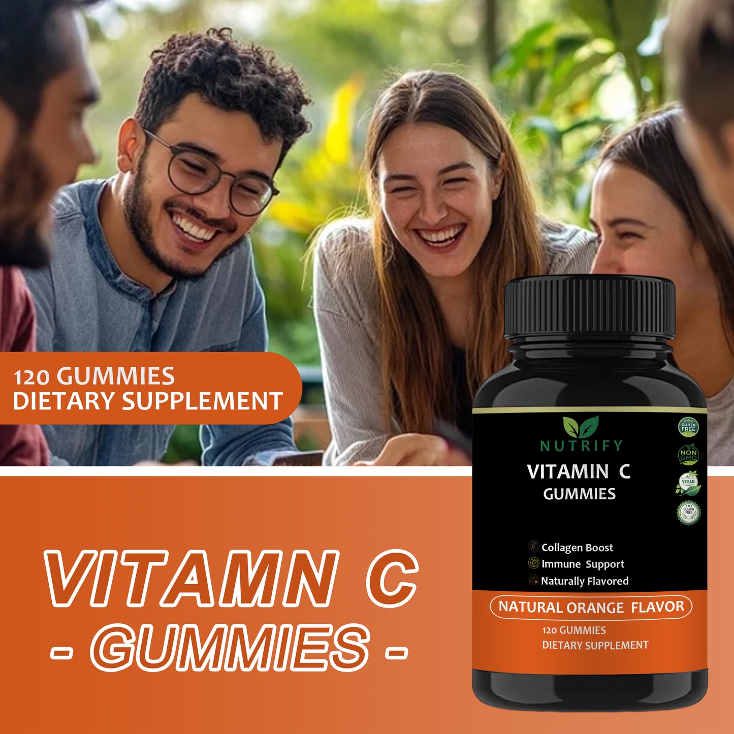 Vitamin C Gummies – Immune Support Supplement