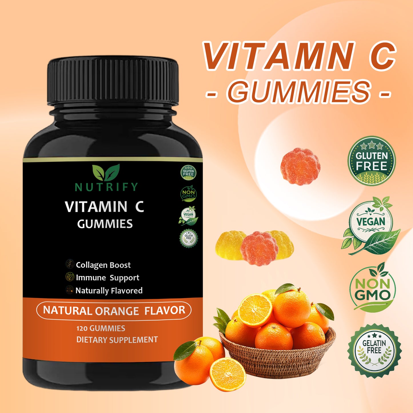 Vitamin C Gummies – Boost Immune Health