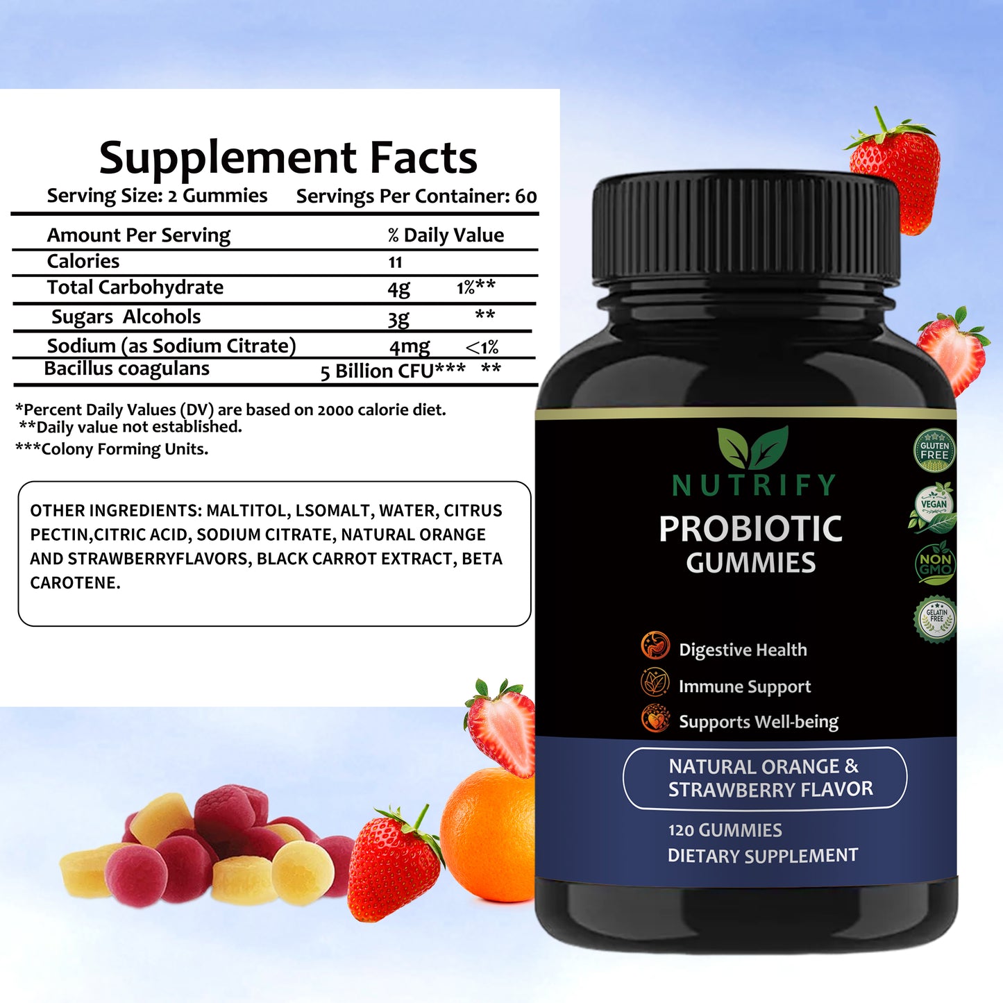 Probiotics Gummies – Digestive Health and Gut Balance