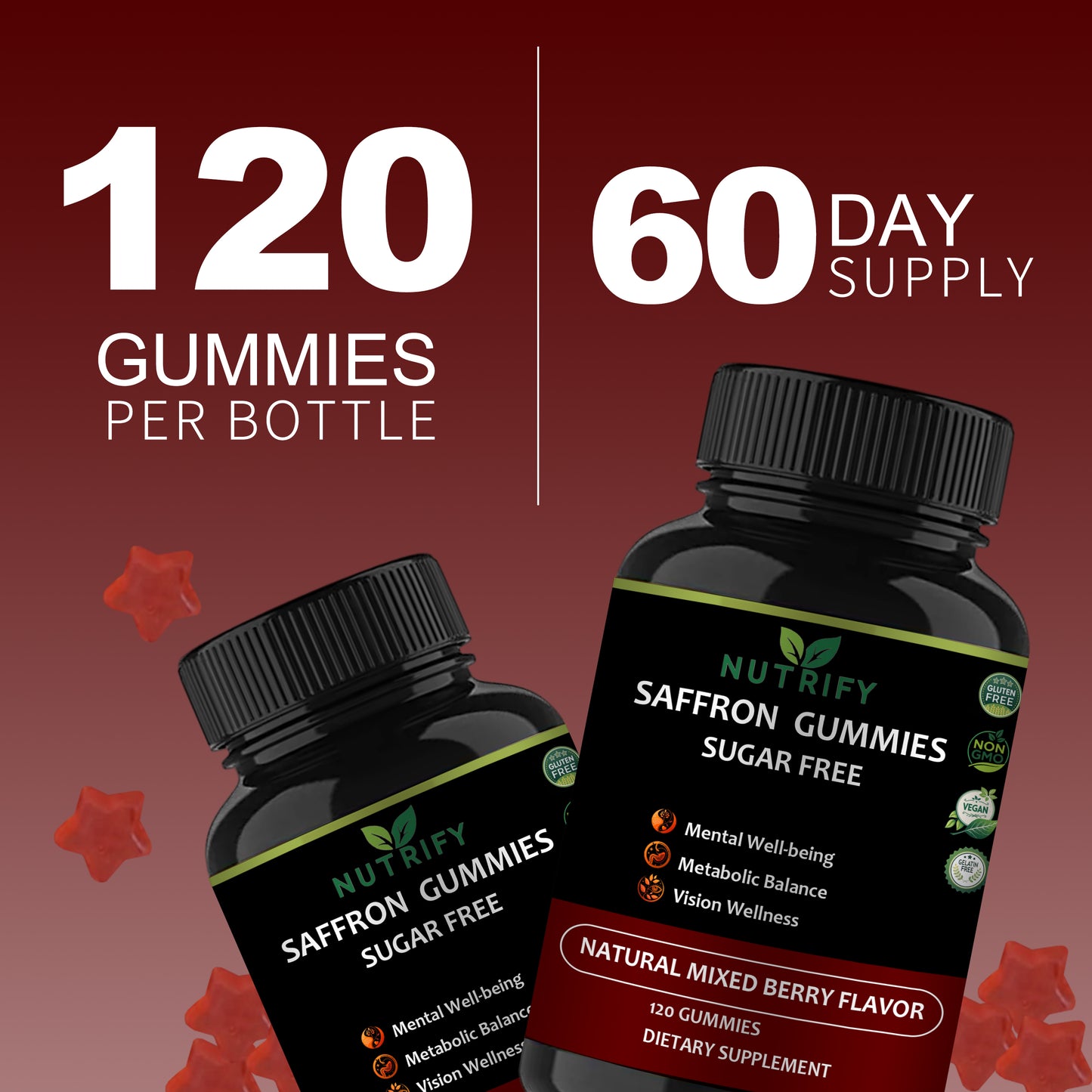 Saffron Gummies – Natural Mood Support and Stress Relief