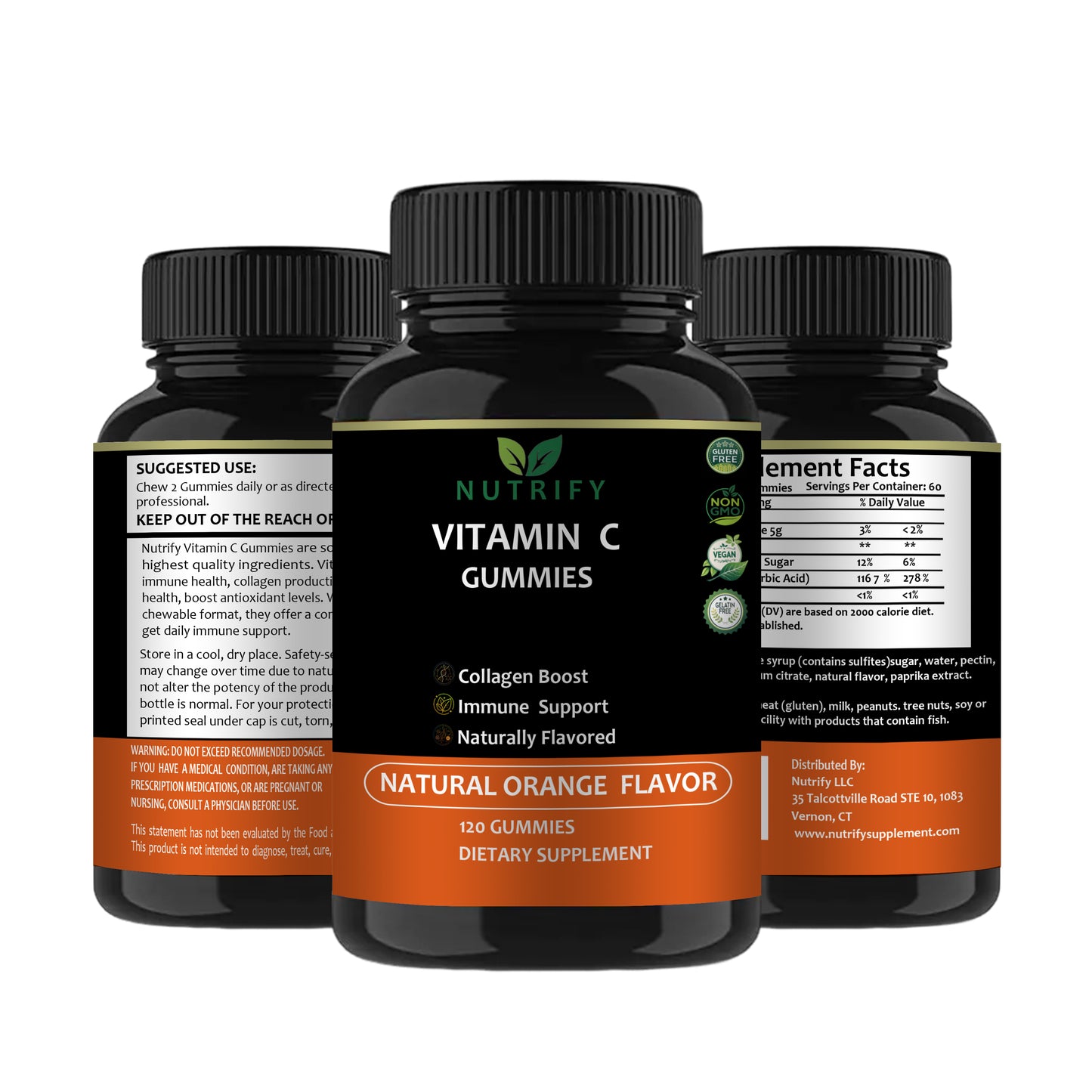 Vitamin C Gummies – Immune Support Supplement