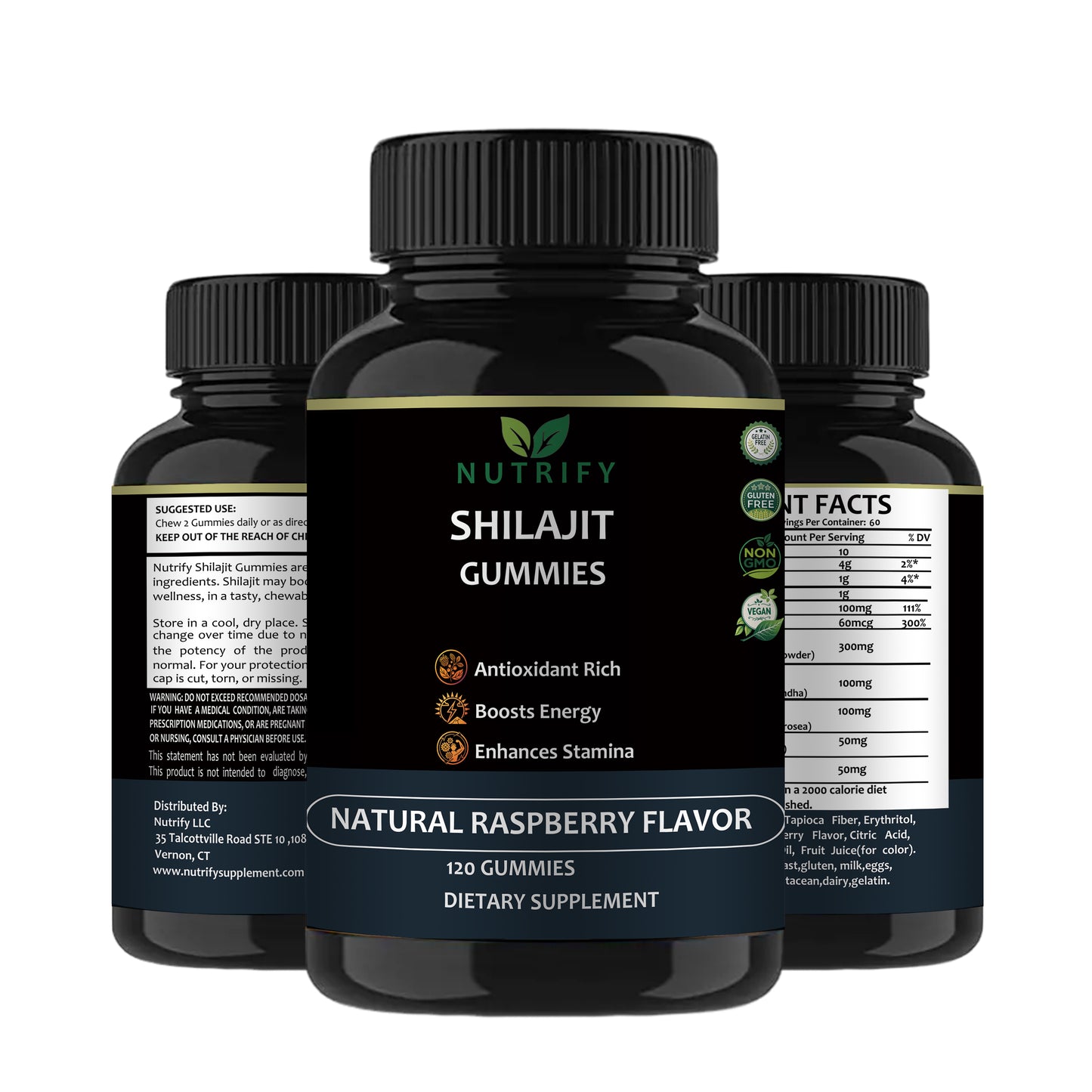 Shilajit Gummies – Energy & Vitality Boost