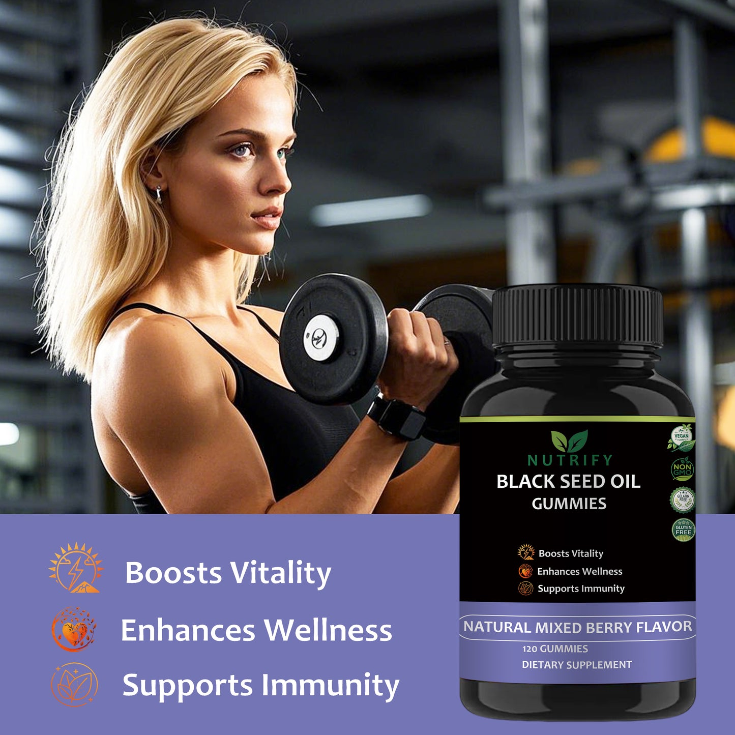 Black Seed Oil Gummies – Immune Boost and Wellness